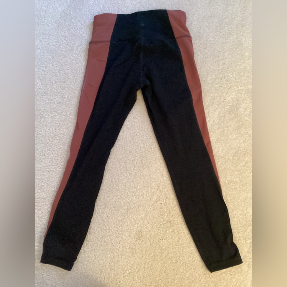 Athleta Black and Brown High-Waisted Leggings (FINALPRICEDROP) - Picture 4 of 5